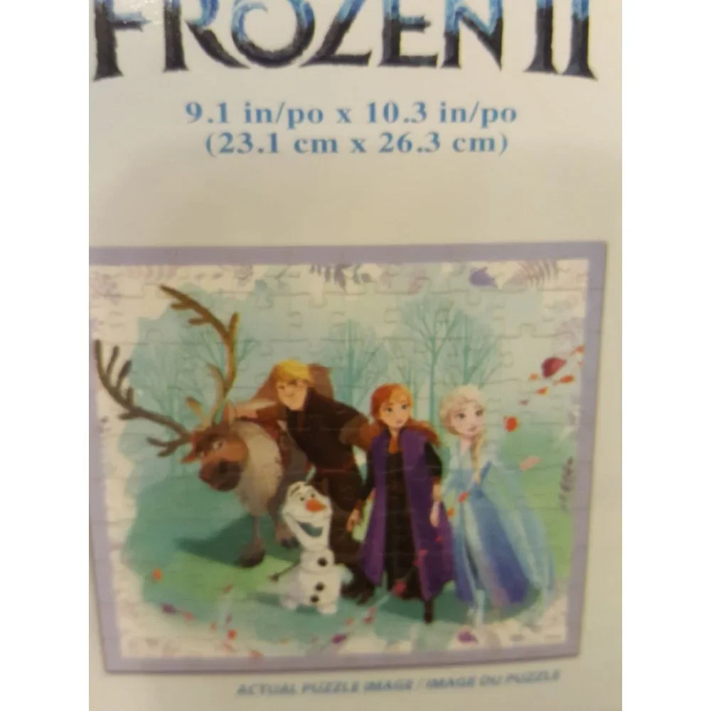 Disney Puzzles 2 Boxes 100pc Each Disney Frozen  II